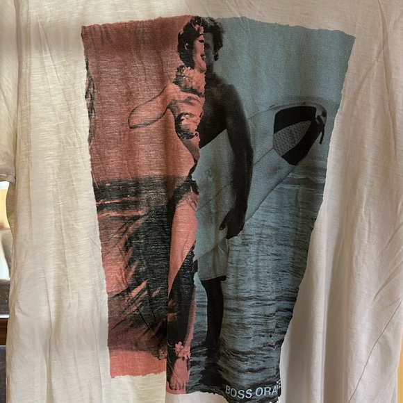Boss Hugo Boss Orange Graphic Short Sleeve Tshirt Size Large - Picture 5 of 5